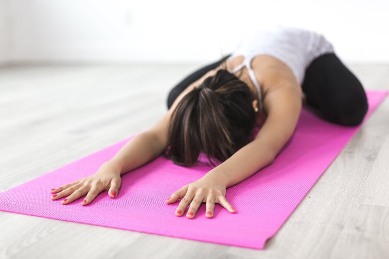 Supported Bridge Pose